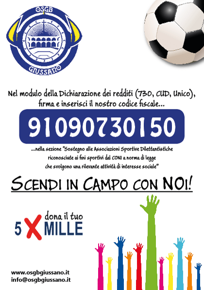 Il tuo 5×1000 a OSGB Giussano