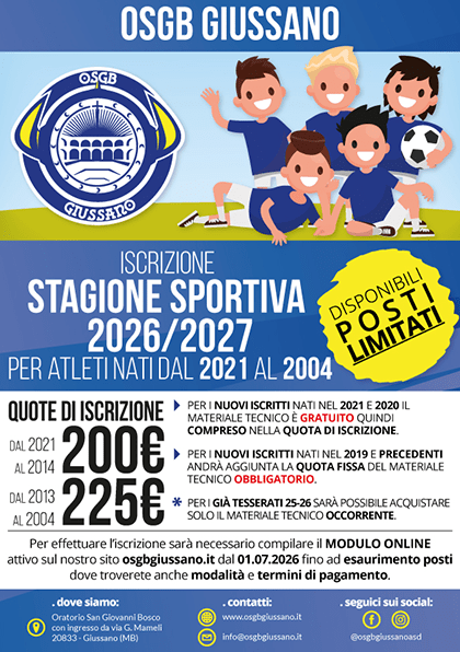 Iscrizioni 2026-2027